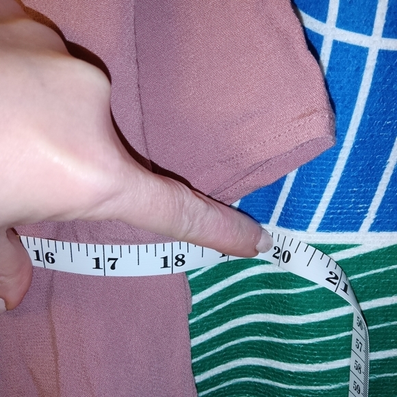 ❄️ NWT Pacsun LA Hearts Boho Mauve Pink Cold Shoulder Blouse Embroidered Sz XS - Picture 5 of 5